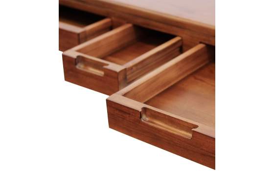 Escritorio Colonial Actual 3 Cajones Serie Oporto