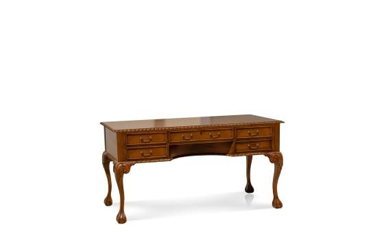 Escritorio Colonial Chippendale 5 Cajones