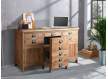 Escritorio Colonial con Silla Empotrada Serie Acacia