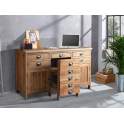 Escritorio Colonial con Silla Empotrada Serie Acacia