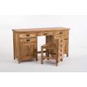 Escritorio Colonial con Silla Empotrada Serie Acacia