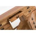 Escritorio Colonial con Silla Empotrada Serie Acacia