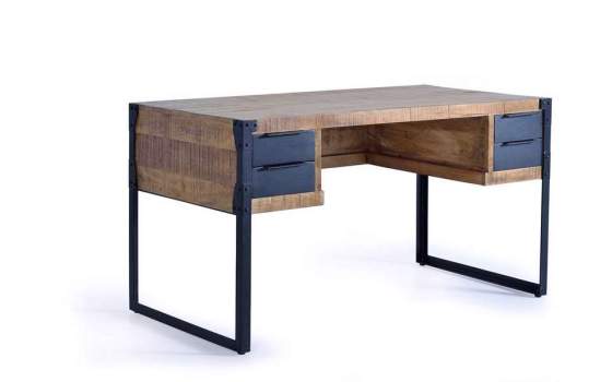 Escritorio Despacho 4 Cajones Estilo Industrial Serie Atenays