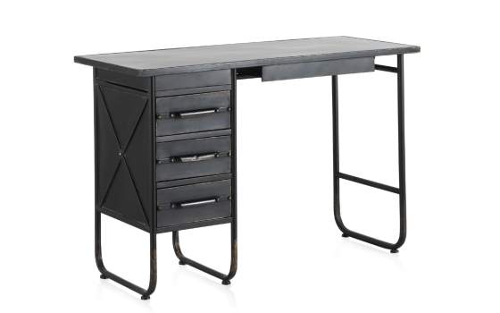Escritorio Industrial 3 Cajones Acero Serie Abyberg
