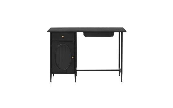 Escritorio Metal Estilo Industrial 2 Cajones 1 Puerta Aeren