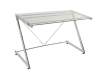 Escritorio Moderno de Acero y Cristal de 124 Serie Agrella