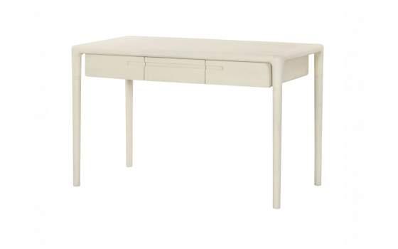 Escritorio Moderno Madera Mango Color Blanco Crema Serie Avio