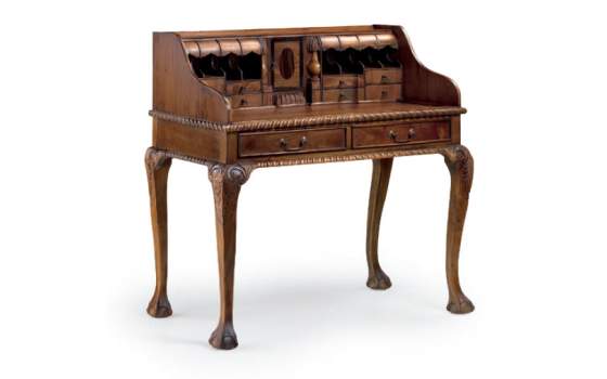 Escritorio Colonial Tallado Chippendale Suis