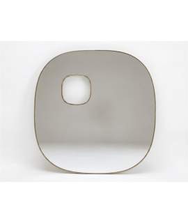 Espejo Cantos Redondos con Hueco 60x60 - Serie Amort