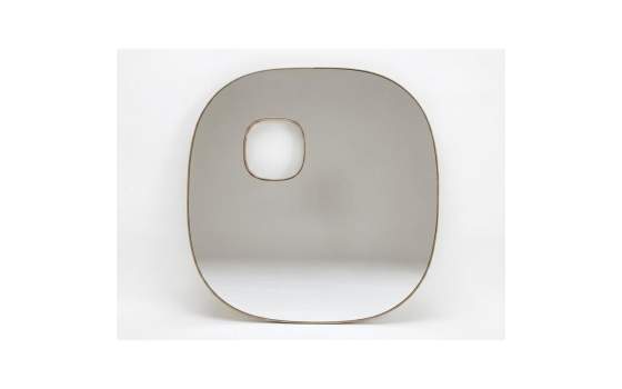 Espejo Cantos Redondos con Hueco 60x60 - Serie Amort