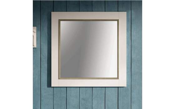 Espejo Cuadrado Bicolor Estilo Provenzal Serie Praga Espejo Cuadrado Bicolor Estilo Provenzal Serie Praga