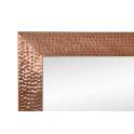Espejo Cuadrado Metal Laminado Cobre Serie Ariane