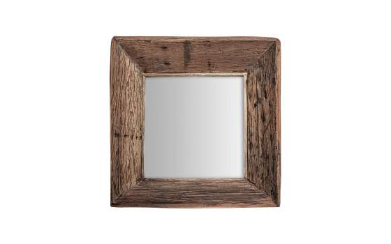 Espejo Cuadrado Rustico Madera Reciclada - Serie Walding
