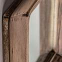 Espejo Cuadrado Rustico Madera Reciclada - Serie Walding