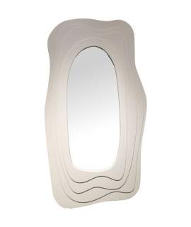 Espejo Decoracion Actual Blanco  Serie Albelt