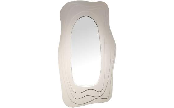 Espejo Decoracion Actual Blanco  Serie Albelt