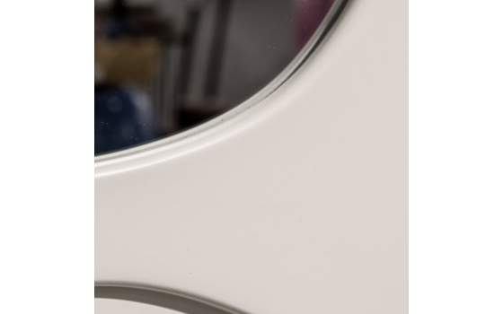 Espejo Decoracion Actual Blanco  Serie Albelt