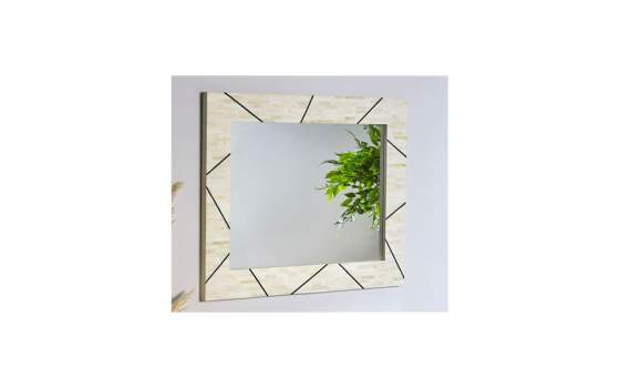 Espejo Decoracion Hueso Estilo Contemporaneo Serie Miska
