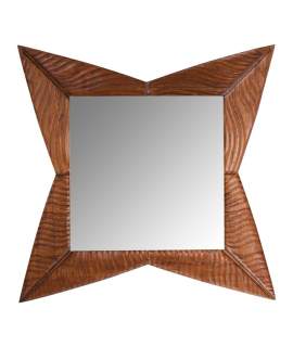Espejo Decoracion Madera Nogal Serie Albergaria