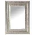 Espejo Decoracion Marco Grueso en Plata Serie Acotts