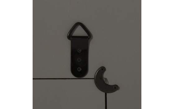 Espejo Decoracion Marco Grueso en Plata Serie Acotts