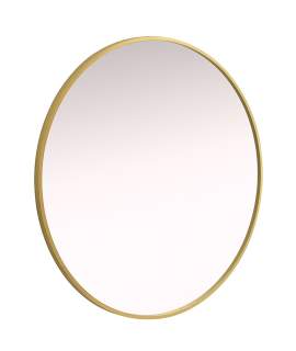 Espejo Decoracion Redondo Color Oro - Serie Alisont