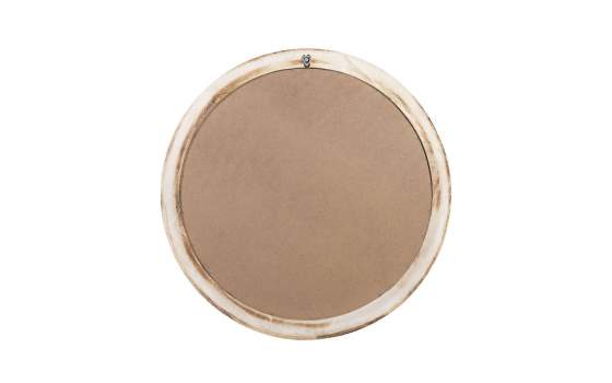 Espejo Decoracion Rueda Blanco Decape Serie Diriast