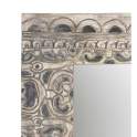 Espejo Decoracion Rustico Tallado Gris Serie Diriast