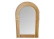 Espejo Decoracion Semicircular en Rattan Serie Atains