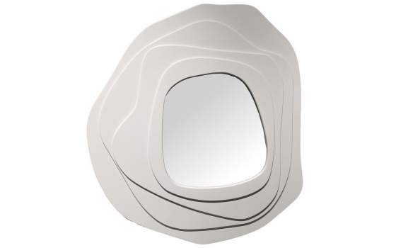 Espejo Diseño Actual Blanco Formato Moderno Serie Albelt