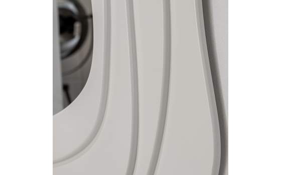 Espejo Diseño Actual Blanco Formato Moderno Serie Albelt