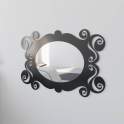 Espejo Diseño Moderno Ornamental de Acero Serie Gizane