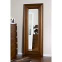 Espejo Dormitorio Vintage Madera Castaño 2 Tamaños Serie Albeins