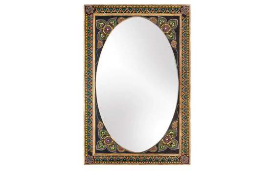 Espejo Estilo Oriental Marco Decorado - Serie Thasos