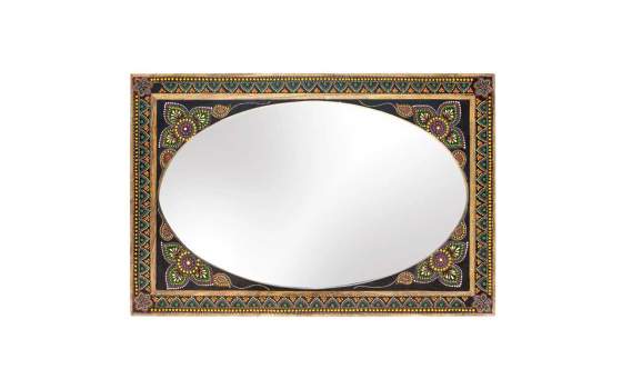 Espejo Estilo Oriental Marco Decorado - Serie Thasos