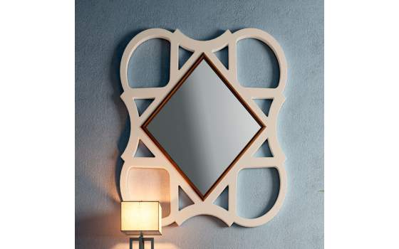 Espejo Formas Bicolor Estilo Provenzal Serie Praga