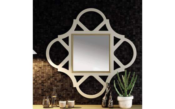 Espejo Formas Bicolor Estilo Provenzal Serie Praga