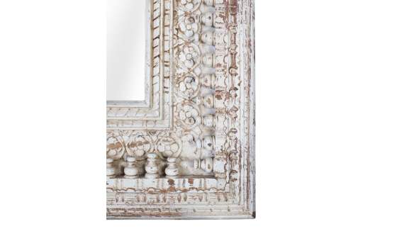 Espejo Grande Marco Madera Mango Tallada Serie Ateneas