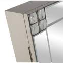 Espejo Joyero Pie Blanco con Marco de Cristal Full Front - Ardua