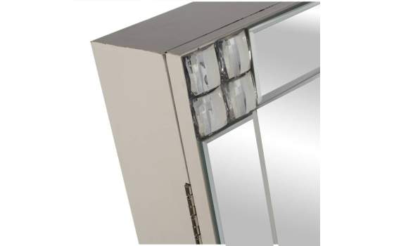 Espejo Joyero Pie Blanco con Marco de Cristal Full Front - Ardua