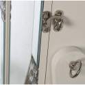 Espejo Joyero Pie Blanco con Marco de Cristal Full Front - Ardua