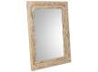 Espejo Madera Tallada Rustica 80 X 100 Blanco Decape Arretia