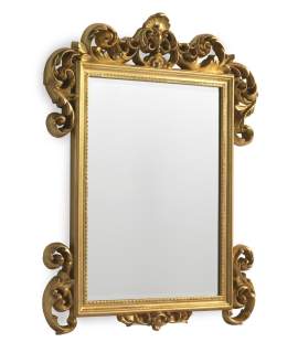 Espejo Marco Dorado Vintage Rococo Serie Bartens
