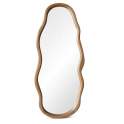 Espejo Marco Irregular Paulownia Natural 80x180 cm - Serie Arall