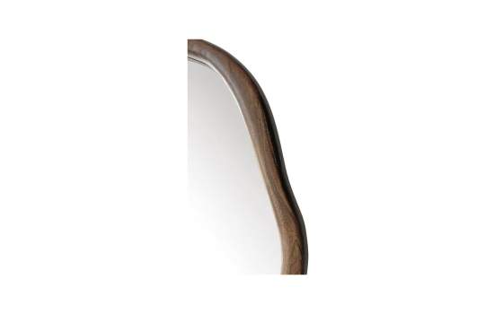 Espejo Marco Irregular Paulownia Nogal 80x180 cm - Serie Arall