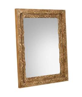 Espejo Marco Madera Tallada Rustica 80 X 100 Serie Arretia Espejo Marco Madera Tallada Rustica 80 X 100 Serie Arretia