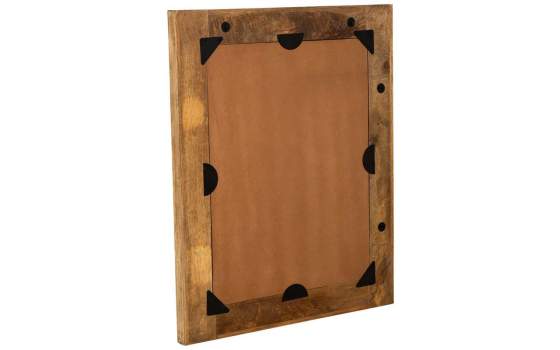 Espejo Marco Madera Tallada Rustica 80 X 100 Serie Arretia