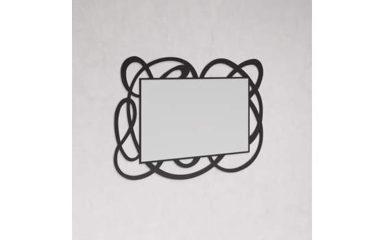 Espejo Moderno Horizontal en Forja y Acero Serie Algarabia