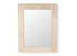 Espejo Rectangular 80 X 100 Blanco Decapado Serie Elisean