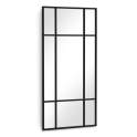 Espejo Rectangular Estilo Ventana Forja Negra Atonsas